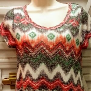 Boho Southwest knit top
